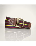 Polo Ralph Lauren Equestrian Webbed Belt - Lyst