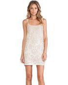 Needle & Thread Gloss Lace Mini Dress - Lyst