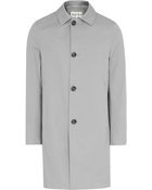 Reiss Talbot Single Breasted Cotton Mac - Lyst