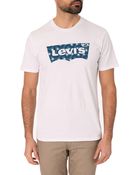 Levi's Stars Logo White Tee-Shirt - Lyst