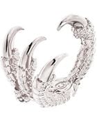 Alexander McQueen Mini-Skull Claw Ring - Lyst