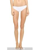 Calvin Klein Invisibles Thong - White - Lyst