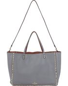 Valentino Large Rockstud Tote - Lyst