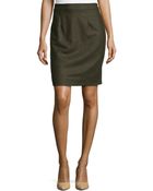 Nanette Lepore Wool-Blend Pencil Skirt - Lyst