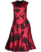 Lanvin 3/4 Length Dress - Lyst