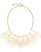 Tory Burch Chevron Short Necklace - Lyst