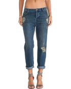 Free People Low Rise Boyfriend Jean - Lyst