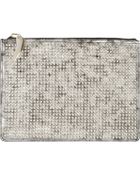 Giuseppe Zanotti Studded Metallic Leather Document Holder - Lyst
