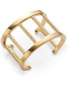 Vita Fede Pandora Crystal-Accent Cuff Bracelet/Gold - Lyst