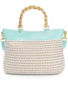 Eric Javits Analu Bamboo-Handled Tote - Lyst