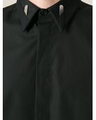 Givenchy Collar Bone Detail Shirt - Lyst