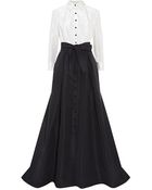 Carolina Herrera Taffeta Shirt Gown - Lyst