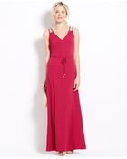 Ann Taylor Petite Double Strap Maxi Dress - Lyst