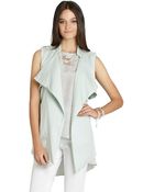 BCBGeneration Collared Vest - Lyst