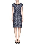 St. John Lurex Bouclé Knit Sheath Dress - Lyst