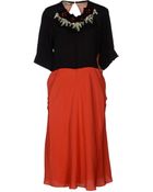Marni Kneelength Dress - Lyst