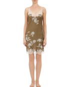 Carine Gilson Silk & Lace Chemise - Lyst