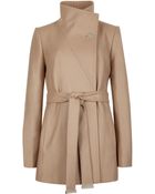 Ted Baker Short Wrap Coat - Lyst