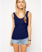 Asos Tank With Scoop Neck - Lyst
