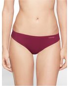 Calvin Klein Underwear Invisibles Thong - Lyst