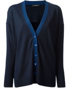 Paul Smith Black Label Contrast Button Trim Cardigan - Lyst