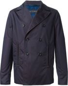 Etro Boxy Peacoat - Lyst