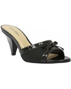 Ellen Tracy Hadlie Slipon Highheel Sandals - Lyst