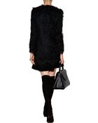 RED Valentino Faux Fur Coat - Lyst