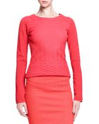 Alexander Wang Fitted Chevron Pullover Sweater - Lyst