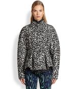 Proenza Schouler Boucle Jacquard Peplum Jacket - Lyst