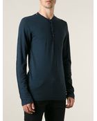 Dolce & Gabbana Classic Henley Top - Lyst