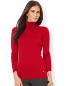 Lauren by Ralph Lauren Petite Turtleneck Sweater - Lyst