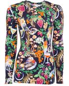 Matthew Williamson Rainbow Morris Long Sleeve T-Shirt - Lyst
