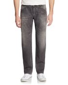 Dolce & Gabbana Faded Straight-Leg Jeans - Lyst