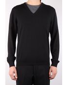 Gucci Maglia U. Scollo V Ner - Lyst