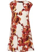Thakoon Printed Silk Crepe De Chine Dress - Lyst