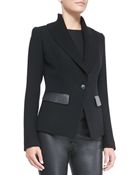 Lafayette 148 New York Flori Wool Knit Jacket - Lyst