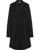 Kenzo Crepe Shirt Dress - Lyst
