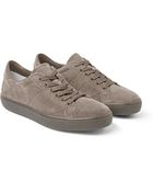 Tod's Suede Sneakers - Lyst