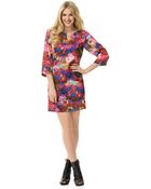 Laundry By Shelli Segal Floral Print Keyhole Shift Dress - Lyst