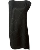Pleats Please Issey Miyake Cross Hatch Shift Dress - Lyst
