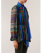 Sacai Pleated Blouse - Lyst