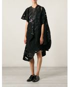 Junya Watanabe Structured Appliqué Dress - Lyst