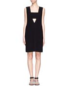 T By Alexander Wang Bandeau Insert Vneck Dress - Lyst