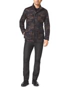 Michael Kors Slim-Fit Wax-Coated Jeans - Lyst