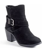 BCBGeneration Aries Suede Ankle Boots - Lyst