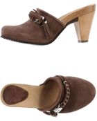 Scholl Open-Toe Mules - Lyst