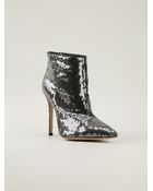 Gianvito Rossi Sequined Ankle Boots - Lyst