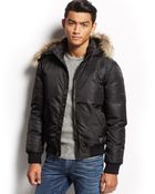 Guess Faux-Fur Hood Jacket - Lyst