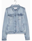 Mango Light Denim Jacket - Lyst